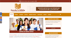 Desktop Screenshot of escoladabiblia.com