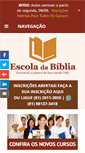 Mobile Screenshot of escoladabiblia.com
